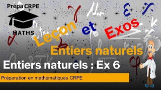 CRPE MathématiquesNombres et ensembles de nombres  Exercice 6 [upl. by Huntlee]