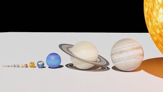 Universe Size Comparison 3D  Solar System Size Comparison 2024  3D Animation Comparison 2024 [upl. by Bearnard]