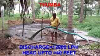 Sewage slurry Mud Pump1 hp for Waste water management from Thumba agro Tech Palani [upl. by Orodoet]