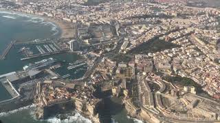 Landing at Melilla Airport Spain [upl. by Kenweigh105]