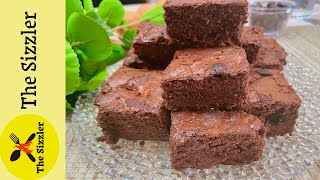 EASY BROWNIE RECIPE  BY THE SIZZLER [upl. by Omsare]