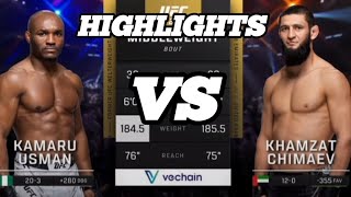 UFC 294 Chimaev vs Usman  Highlights [upl. by O'Mahony]