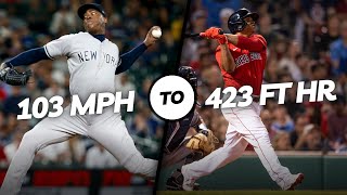 100mph Fastballs Crushed every homerun off a 100mph pitch from 2015 to 2022 [upl. by Godbeare]