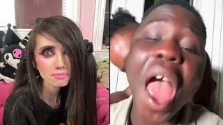 Eugenia Cooney Funny Guesting With Man From Nigeria  TikTok October 11 2024 [upl. by Ateekram]