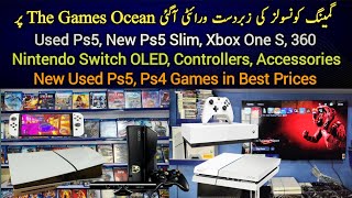 New Used Ps5 Ps4 Slim Xbox One S 360 Nintendo Switch OLED Games Price 2024 Karachi Pakistan [upl. by Roanna]