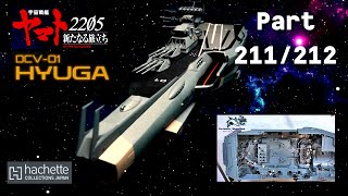 Hachette JP Space Combat Carrier Hyuga Part 211 amp 212  Neue Rumpfplatten und Lichtleiter [upl. by Bor]