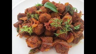 Soya Chunks Roast  Soya Chunk Dry RoastSoyabean masala Recipes No6 [upl. by Atilrep]