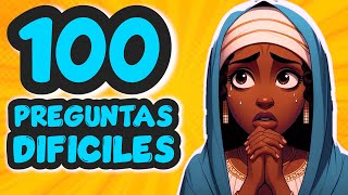 100 ACERTIJOS BIBLICOS 😧❓  100 PREGUNTAS DIFICILES DE LA BIBLIA [upl. by Lavicrep404]