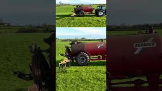 Slurry spreading arimagery farming agriculture [upl. by Grearson]