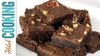 How to Make Cocoa Brownies  Hilah Cooking [upl. by Mansur]