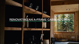 AFrame Kitchen Renovation amp Addition  Design vs Build cabin aframecabin renovation [upl. by Nagiem]