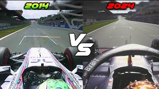 Pole position 2014 Felipe Massa vs 2024 Max Verstappen Austrian GP  formula1 [upl. by Trant]