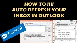 HOW TO AUTO REFRESH YOUR INBOX IN OUTLOOK [upl. by Levana]