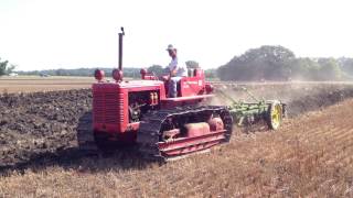 International TD9 Plowing a Field [upl. by Fredelia626]