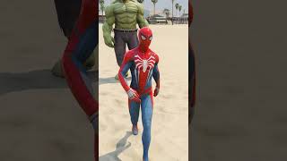 SUPERHEROES IRON MAN  SPIDERMAN  HULK CAR THROW CHALLENGE shorts [upl. by Taylor]