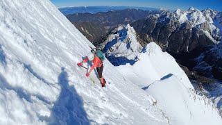 Slovenian Alps Mala Mojstrovka Župančičeva grapa 1622024 [upl. by Nyrhtak]