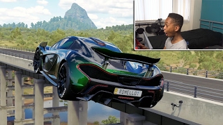 INSANE CUSTOM McLaren P1 1000HP  Forza Horizon 3 Career With Steering Wheel [upl. by Anomor]