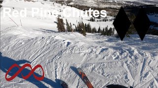 Skiing Red Pine Chutes at Park City Feb 25 2024 [upl. by Ytteb]