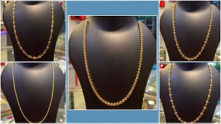 7 Grams Starts Gold Chain Varieties Collections For Regular Use [upl. by Ammon609]