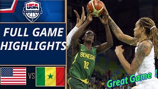 USA vs Senegal Basketball FULL GAME  Olympics 2024  USA Womens Basketball Today [upl. by Artenak]