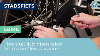 Hoe de en monteer ik een Shimano Nexus Clickbox 201 [upl. by Alaikim494]