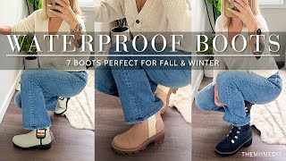 My Hunt for the Best Waterproof Boots 7 Pairs Perfect for Fall amp Winter [upl. by Eneiluj]