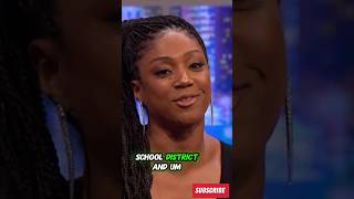 Tiffany Haddish talks about her Highschool days when she was a Mascot highschool thelatelateshow [upl. by Ulani19]