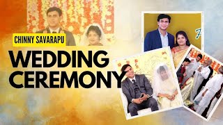 Chinny Savarapu Wedding Highlights  Bro Chinny Savarapu  Wedding Ceremony [upl. by Annhoj336]