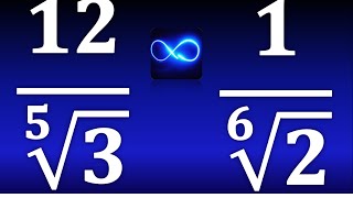 08 Racionalización del denominador de una fracción con raíz quinta y sexta [upl. by Neelya]