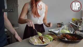 Megs Kitchen 2 Healthy Tacos  MuscleProjectcom [upl. by Yalc]