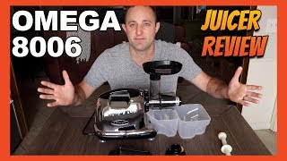 OMEGA 8006 Juicer Review Assembly amp Demonstration [upl. by Aerdnaz]