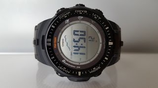 Обзор и настройка Casio ProTrek PRW30001ER Casio ProTrek PRW30001ER review and setting [upl. by Ahsilef]