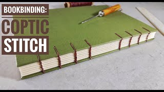 Bookbinding Coptic Stitch [upl. by Brandais]