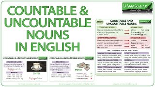 Countable and Uncountable Nouns in English [upl. by Navert]