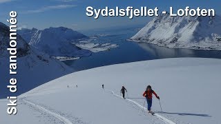 Ski de randonnée  îles Lofoten  Sydalsfjellet 736 m [upl. by Ahsenet]