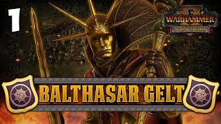 THE GOLDEN ORDER RISES Total War Warhammer 2  Golden Order Campaign  Balthasar Gelt 1 [upl. by Darrow]