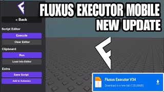 Fluxus Executor Mobile New Update Released 😎 Delta Executor ❌ Hydrogen ❌ Arceus X ❌ Fluxus Download [upl. by Tselec]