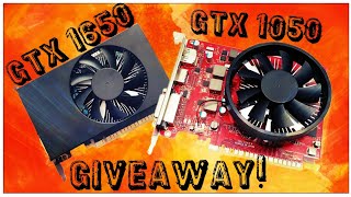 Giveaway 1650 vs 1050  2 Games [upl. by Legge]