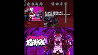 FNF  Karmic Metal  Deathmatch Mashup Karmic Beatdown  Anjer Metal Cover [upl. by Rockey682]