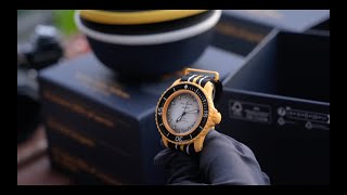 🟨 Blancpain X Swatch  Pacific Ocean  Fifty Fathoms 🤿 Unboxing [upl. by Reis]