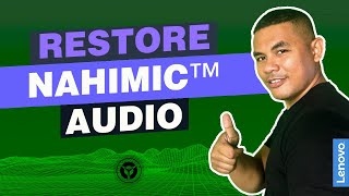 Restore Nahimic Audio Driver in Lenovo Legion Gaming Laptop [upl. by Anaidni]