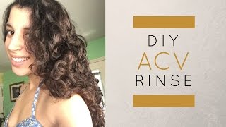 Apple Cider Vinegar Hair Tutorial  DIY Rinse [upl. by Enileqcaj657]