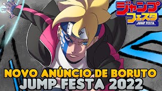 ASSISTINDO JUMP FESTA 2022  BORUTO TIME SKIP FILME JOGO OU NOVO ARCO [upl. by Marigold]