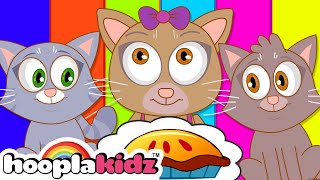 Three Little Kittens Song  More Children Songs By HooplaKidz [upl. by Odnalref]