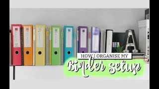 HOW I ORGANISE MY BINDER  studycollab alicia [upl. by Riancho]