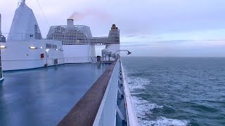 Portsmouth to Caen  Mont St Michel  Brittany Ferries [upl. by Ebonee149]