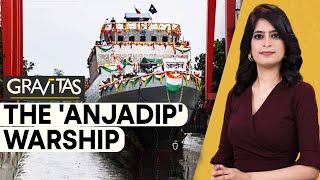 Gravitas India showcases its new Anjadip antisubmarine warship [upl. by Deyes]