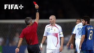 Zinedine Zidane’s final moments as a footballer  Red card v Italy at FIFA World Cup Germany 2006™ [upl. by Palila591]