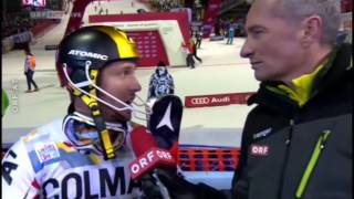 Marcel Hirscher  Fast von einer Drohne getroffen [upl. by Hedley]