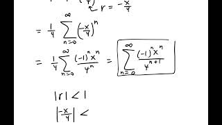 Math 3B Section 119 Representations of Functions as Power Series [upl. by Messere381]